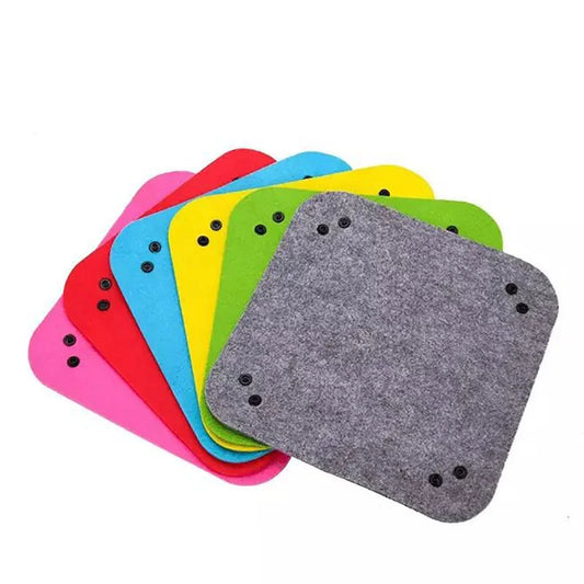 25*25cm Fabric Felt Folding Square Dice Tray Portable Quadrilateral Dice Box Board Games Dice Storage