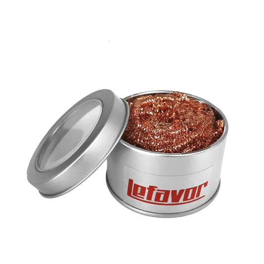 Soldering Iron Copper Wire Cleaning Ball - Tip Cleaner for Desoldering & Mesh Filter Nozzle Cleaning