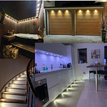 1W Mini LED Recessed Spotlight — 12V Dimmable IP65 15mm (0.59 in) Cutout 30°/120° Showcase & Ceiling Downlight