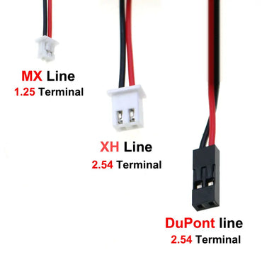 2-Pack Ultra-Thin Mini Speakers 8Ω & 32Ω | 0.5–2W | Multiple Diameters 20–50 mm (0.79–1.97 in) | MX/XH DuPont 1.25/2.54mm Terminal