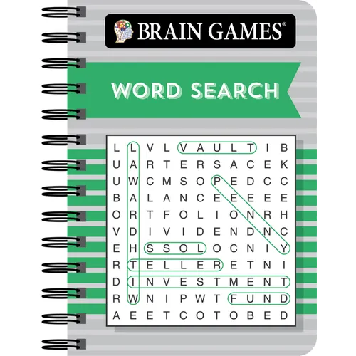 Brain Games - To Go - Word Search (Green) - Spiral