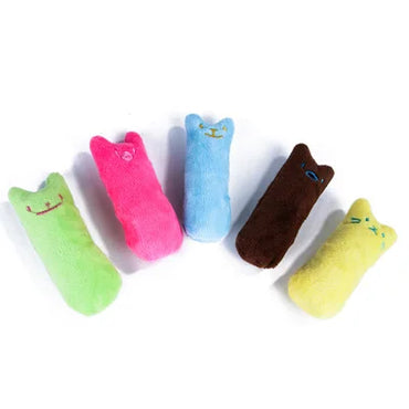 Catnip Teeth-Grinding Plush Toy - Interactive Chew & Vocal Toy for Cats & Kittens