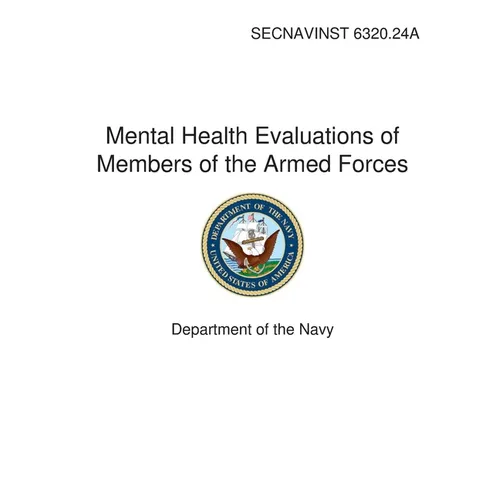 Mental Health Evaluations of Members of the Armed Forces - Paperback