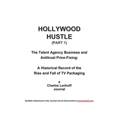 Hollywood Hustle (Part 1) - Hardcover