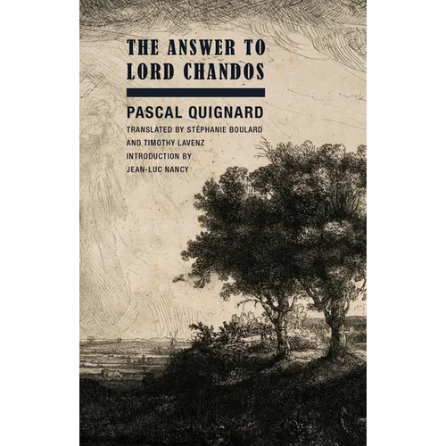 The Answer to Lord Chandos - Paperback
