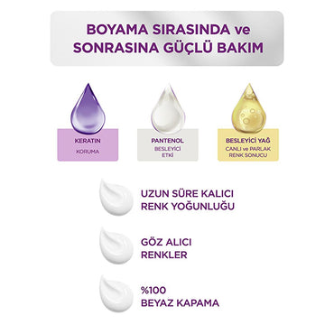 Palette Hair Dye - Ash Light Blonde (Küllü Açık Sarı) - Intense Color & Nourishing Formula