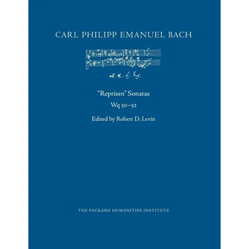 Reprisen Sonatas, Wq 50-52 - Paperback