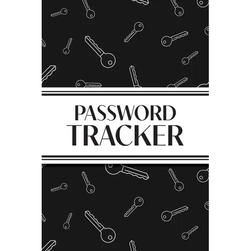 Password Tracker (Black Keys): 6"x9" Alphabetical Password Logbook for Easy Organization - Paperback