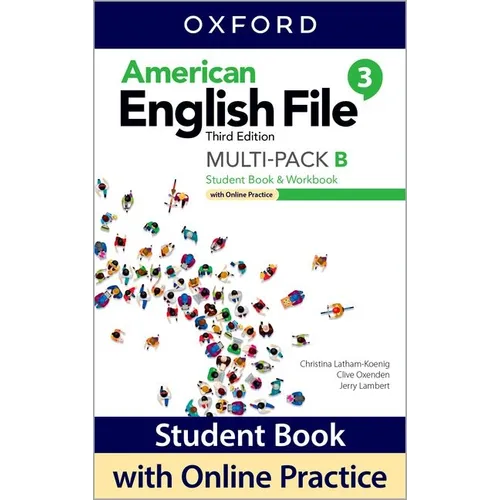 American English File Level 3 Student Book/Workbook Multi-Pack B with Online Practice - Paperback