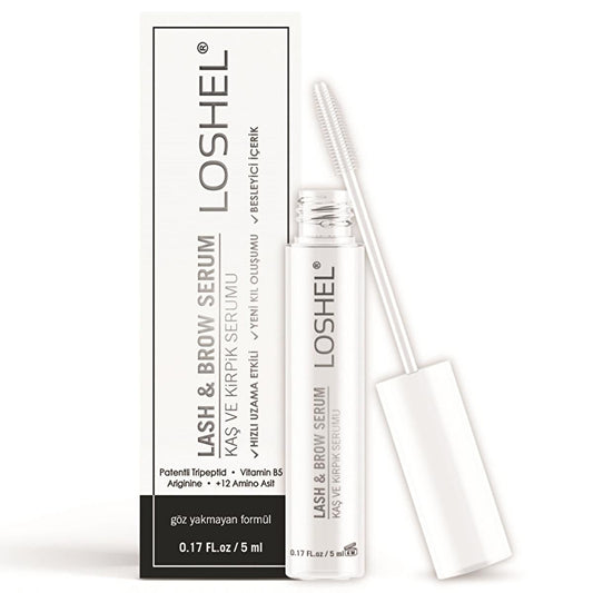 Loshel Lash & Brow Serum - Enhance Eyelash & Eyebrow Growth, 5ml