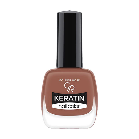 Golden Rose Keratin Nail Polish - Long-Lasting Color & Nourishing Care for Healthy Nails