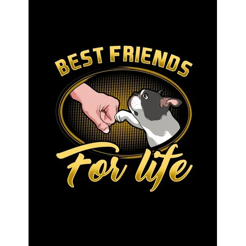 Best Friends For Life: Funny Quotes and Pun Themed College Ruled Composition Notebook - Paperback