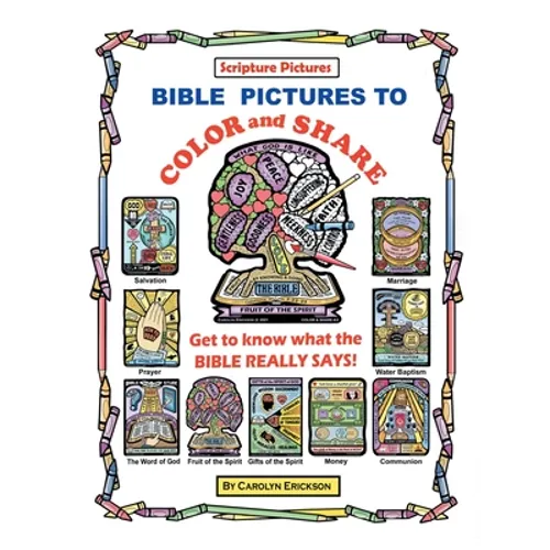 Bible Pictures to Color and Share - Paperback