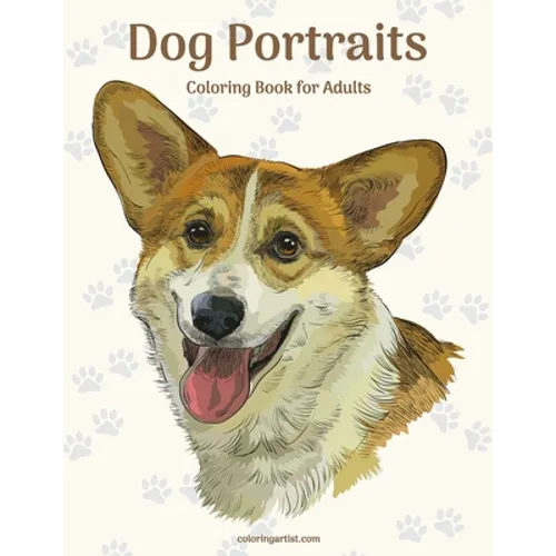 Dog Portraits Coloring Book for Adults - Paperback