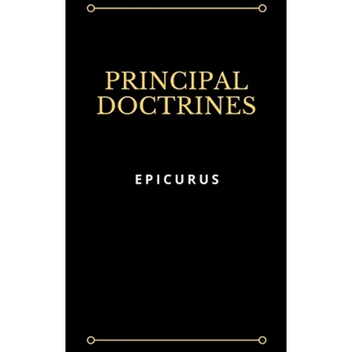 Principal Doctrines - Hardcover
