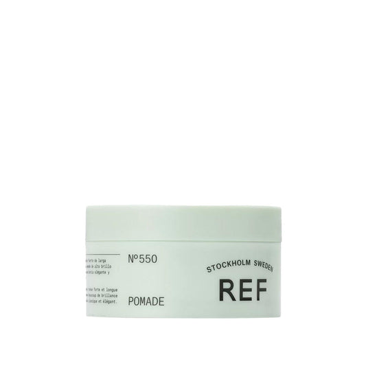 REF Pomade N°550 - Strong Hold, High Shine Hair Pomade for Styling - 85ml