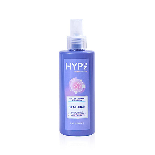 Hyp Me Hyaluronic Acid Hair Serum: Deeply Moisturizing, Shine Enhancing & Volumizing - Keratin & B5 Treatment, 5.07 fl oz