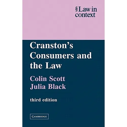 Cranston's Consumers and the Law - Paperback