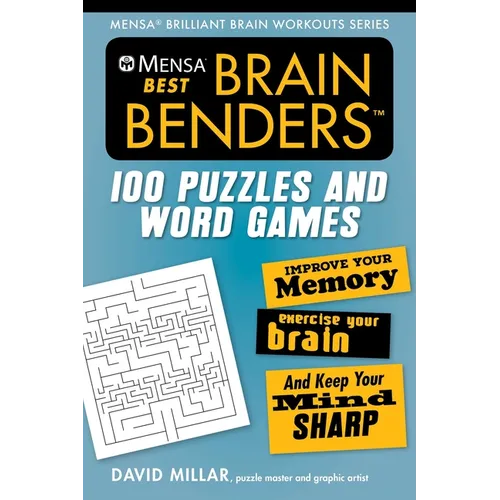Mensa(r) Best Brain Benders: 100 Puzzles and Word Games - Paperback