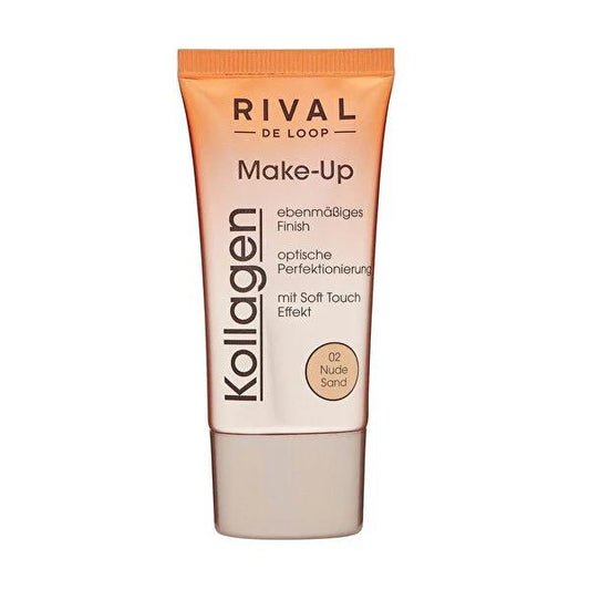 Rival de Loop Collagen Foundation No.02 30 ml - Natural Finish Collagen Enriched Foundation Makeup