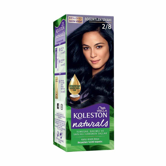 Wella Koleston Naturals Hair Dye - Long-Lasting Color with Coconut Oil