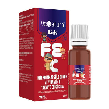 VeNatura Kids Microencapsulated Iron and Vitamin C 20 ml 300 Drops