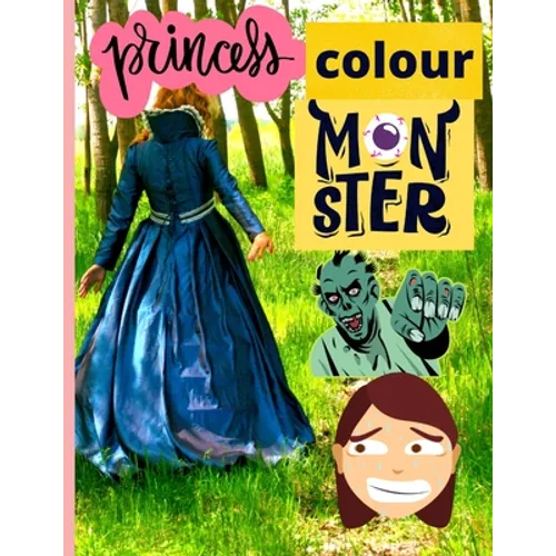 Princess Color Book: Large coloring book for kids - Paperback