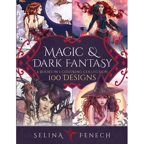 Magic and Dark Fantasy Coloring Collection: 100 Designs - Paperback