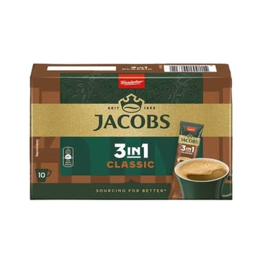 Jacobs 3 in 1 Coffee - Rich Flavor 10 Pack | Instant Coffee