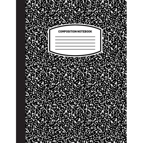 Classic Composition Notebook: (8.5x11) Wide Ruled Lined Paper Notebook Journal (Black) (Notebook for Kids, Teens, Students, Adults) Back to School and - Paperback