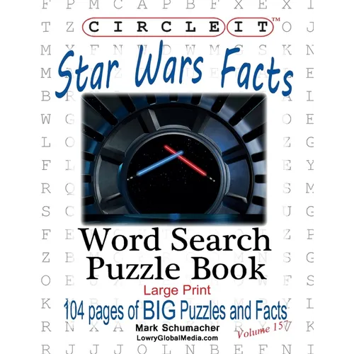 Circle It, Star Wars Facts, Word Search, Puzzle Book - Paperback