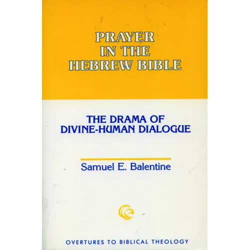 Prayer in the Hebrew Bible - Paperback