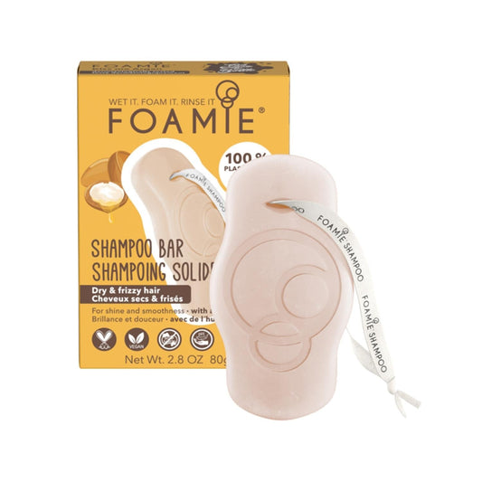 Foamie Argan Oil Shampoo Bar for Dry Hair - Moisturizing, Natural, and Eco-Friendly Solid Shampoo with Argan Oil