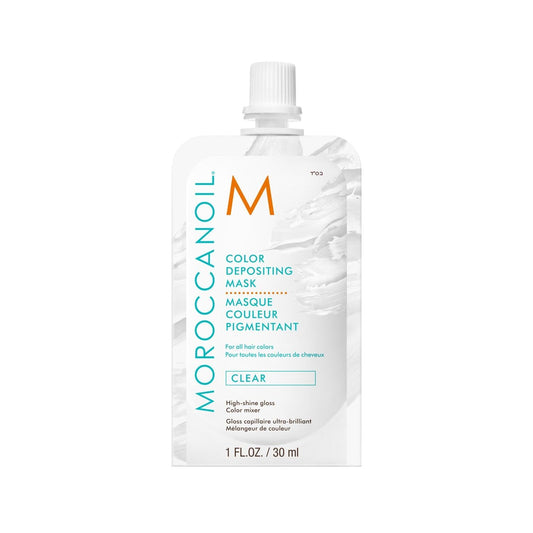 Moroccanoil Color Depositing Mask: Clear - Refresh & Enhance Your Hair Color at Home, Temporary & Non-Permanent - 30ml