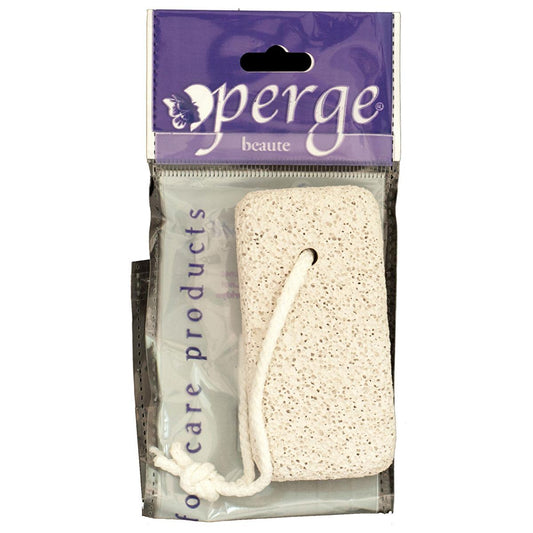 Perge Natural Pumice Stone for Heel and Elbow Care - Exfoliating Stone for Smooth Skin