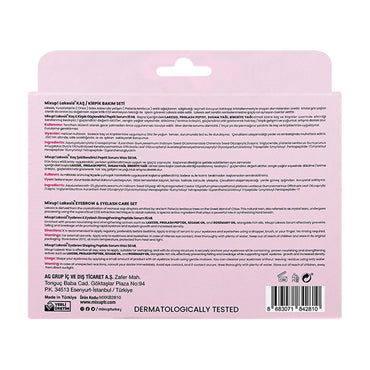 Mixup. Lakesis Eyebrow and Eyelash Serum Set - Strengthens, Nourishes, and Shapes Brows and Lashes