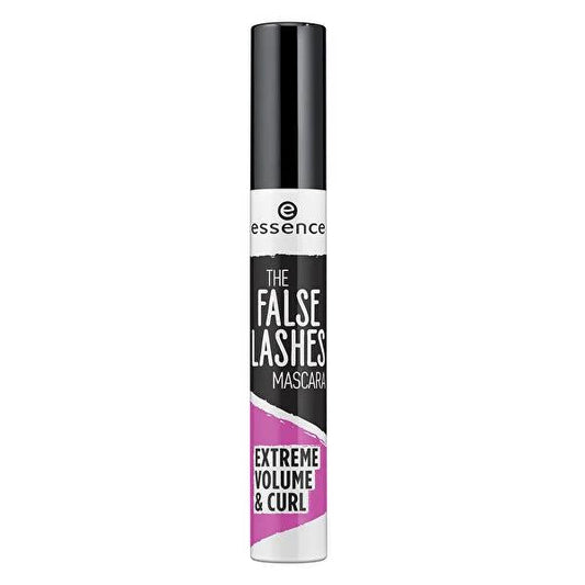 Essence False Lashes Extreme Volume & Curl Mascara: Achieve 60% Longer, Non-Clumping, Dramatic Lashes with Volumizing Wide Brush