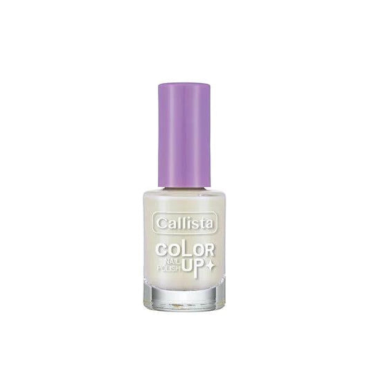 Callista Color Up Vegan Nail Polish - Quick Drying Coconut Juice White - Cruelty-Free Beauty