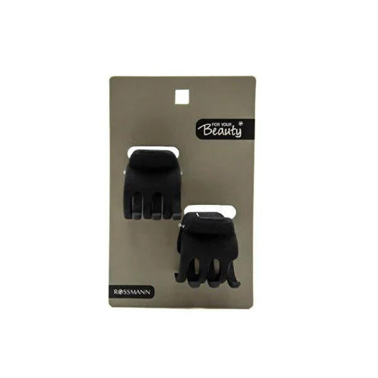 For Your Beauty Hair Accessories - Black Hair Clips, Small Hair Clips, Pack of 2