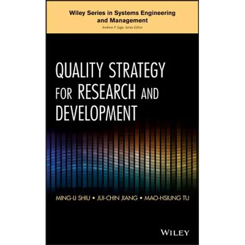 Quality Strategy for Research and Development - Hardcover