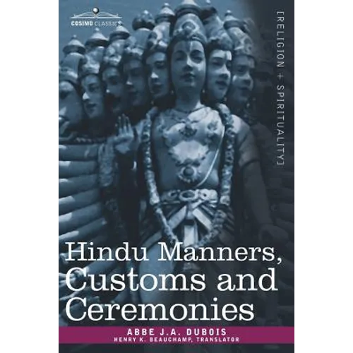 Hindu Manners, Customs and Ceremonies - Paperback