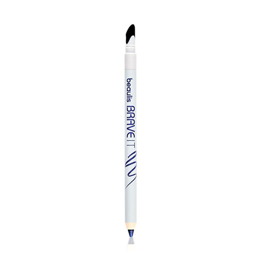 Beaulis Brave It Navy Blue Smoky Eye Eyeliner with Double-Ended Applicator