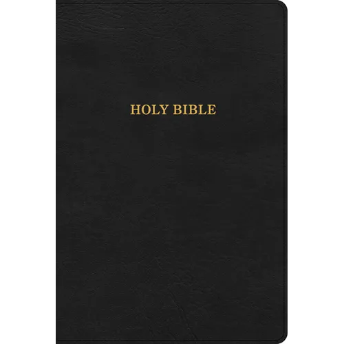 KJV Large Print Thinline Bible, Black Leathertouch - Imitation Leather