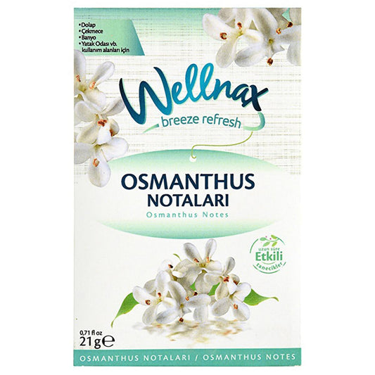 Wellnax Osmanthus Scented Drawer Sachet: Long Lasting Closet Fragrance & Odor Eliminator - Sweet Floral Home Fragrance