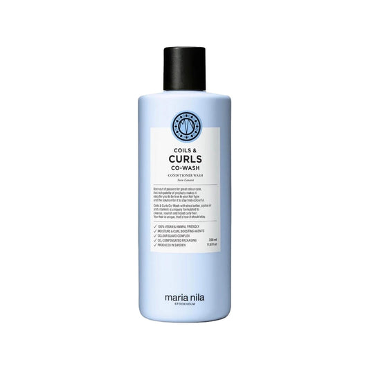 Maria Nila Coils And Curls Co-Wash Shampoo for Curly Hair Care - Gentle, 11.87 fl oz