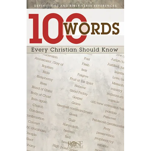 100 Words Every Christian Should Know - Paperback