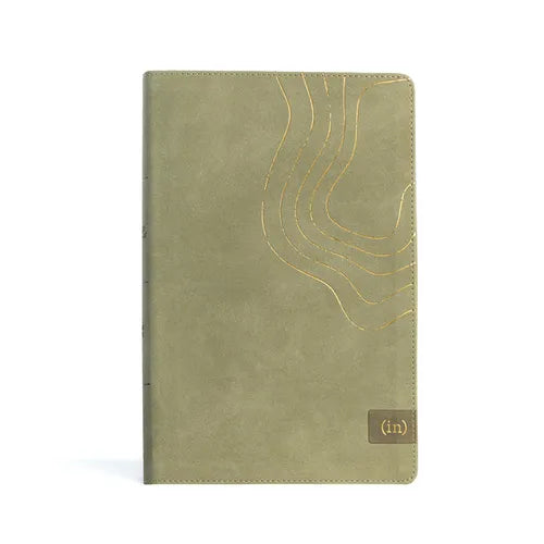 CSB (In)Courage Devotional Bible, Sage Leathertouch, Indexed - Imitation Leather
