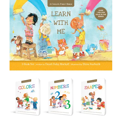 A Child's First Bible Learn with Me Set with Carrying Case - Board Book