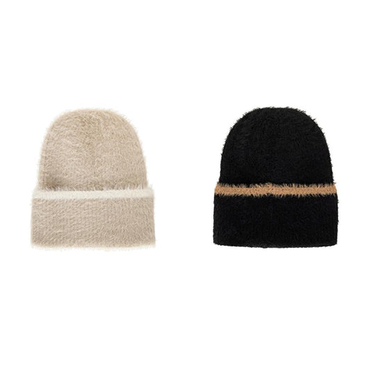 Eklips Striped Furry Beanie (Assorted)
