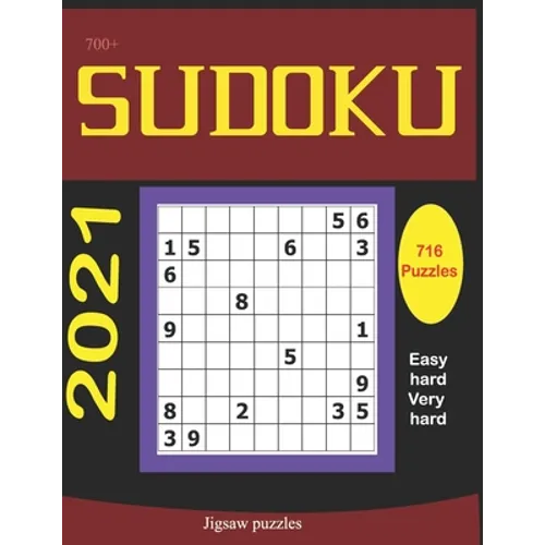 700+ Sudoku Jigsaw Puzzles: Sudoku Puzzle Book for Adults - Paperback